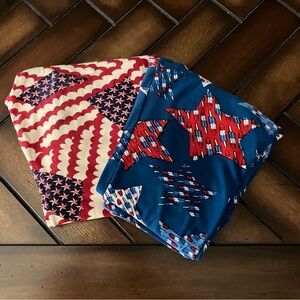 🇺🇸Lularoe O/S Legging Bundle - Americana Collection